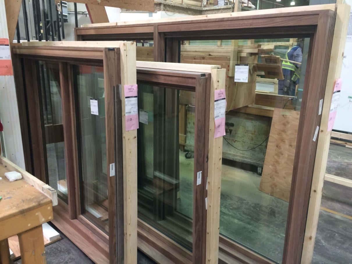 Black Walnut Wood window interiors