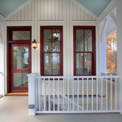 mahogany double hung windows