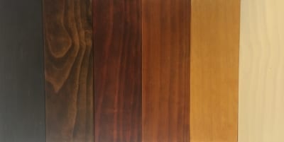 Accoya wood stain finishes