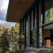 Olson Kundig Dragonfly House on a lake