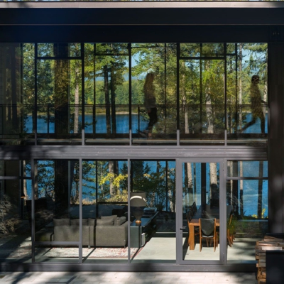 Window wall of glass designed by Olson Kundig